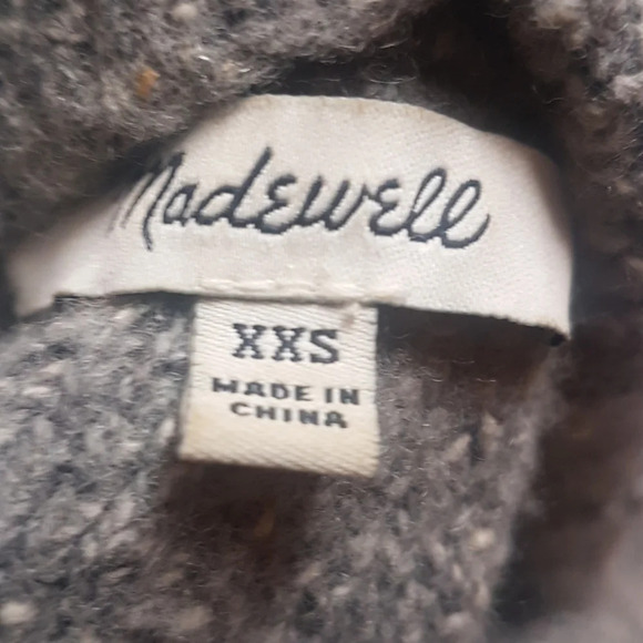 Madewell Convertable turtleneck  sweater - Picture 9 of 10